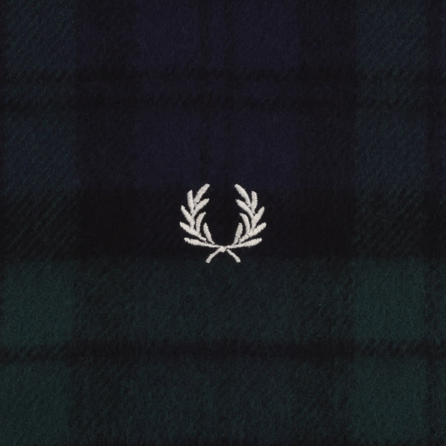 Alternative Image for ProductFred Perry Tartan Scarf Green3
